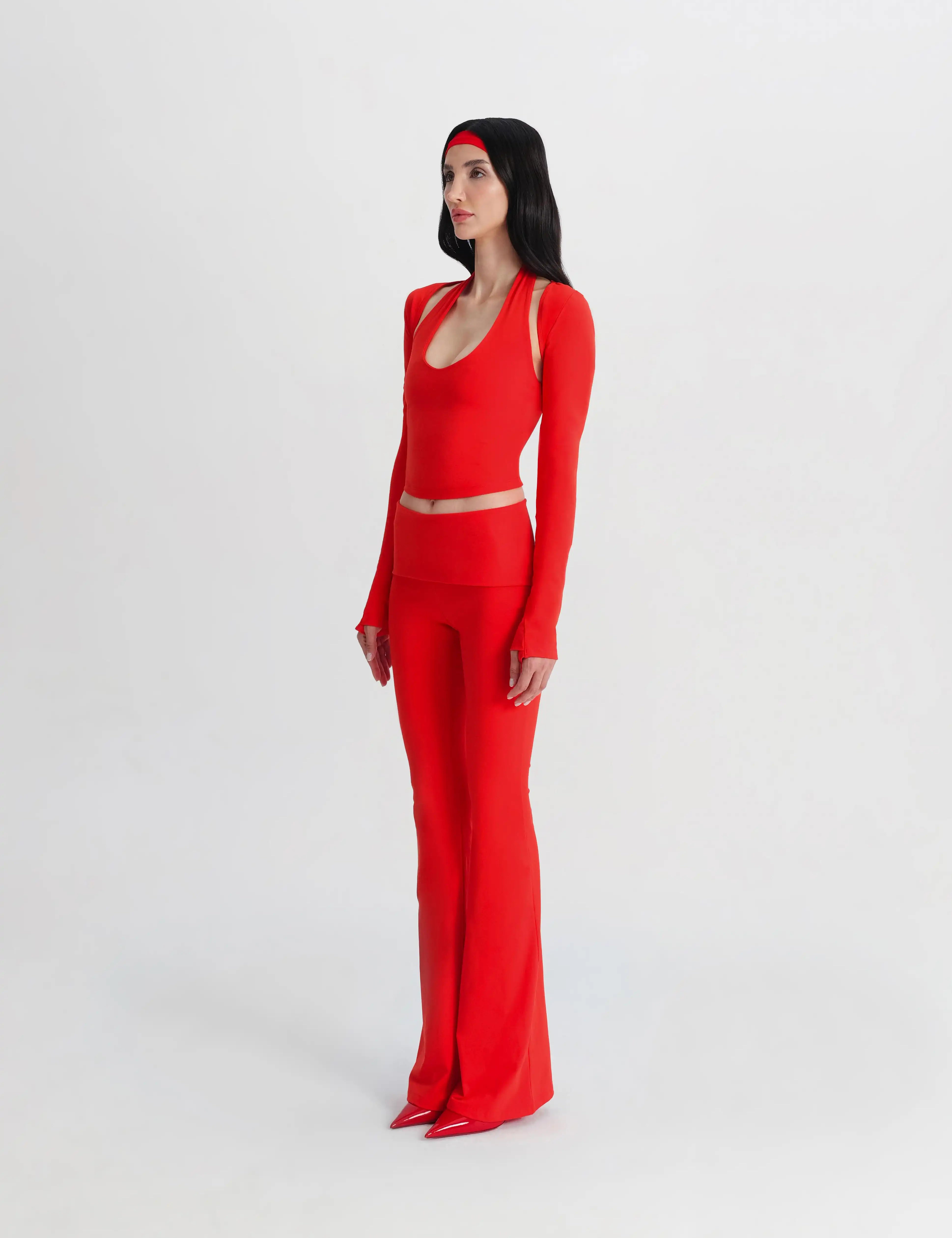 Off-Duty Yoga Pants - Red