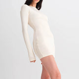 Vanilla Long Sleeve Dress - Beige