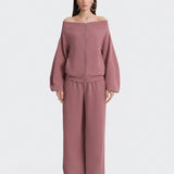 Urban Zip Sweatshirt - Mauve