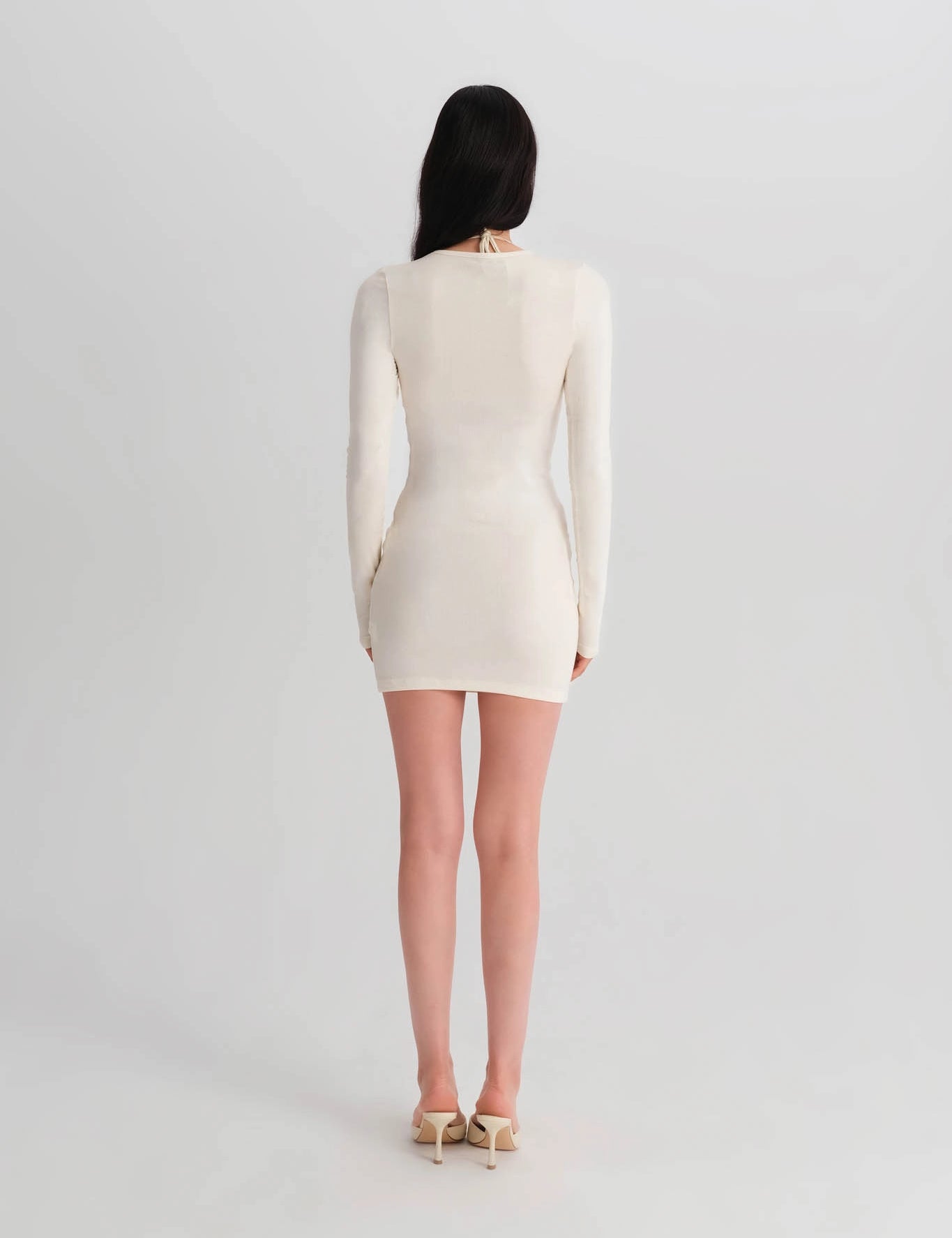 Vanilla Long Sleeve Dress - Beige