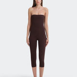 After Hours Jumpsuit - Brown