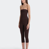 After Hours Jumpsuit - Brown