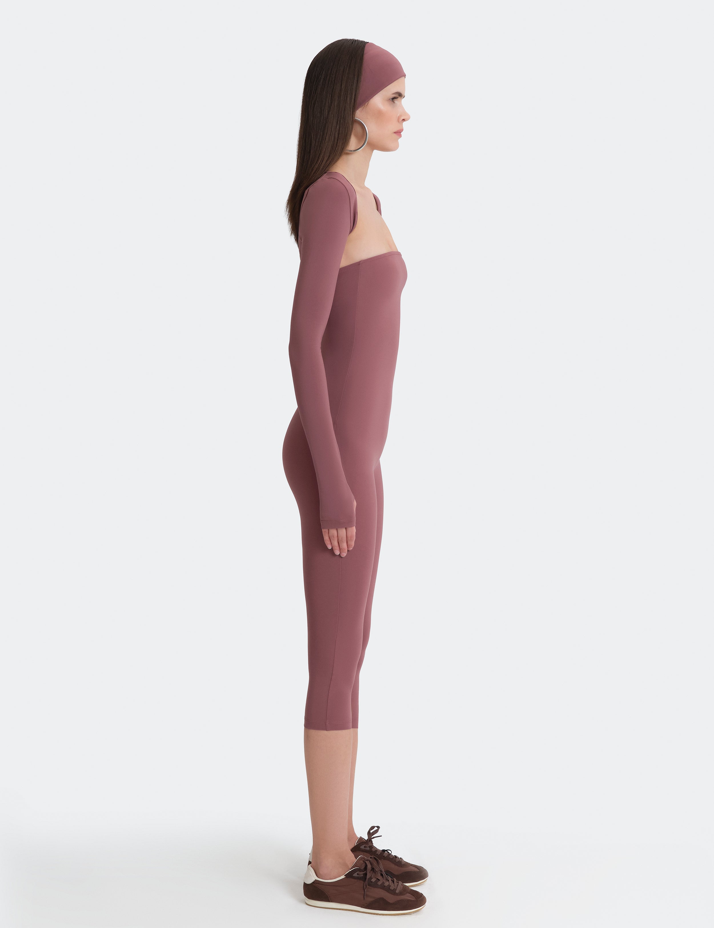 After Hours Jumpsuit - Mauve