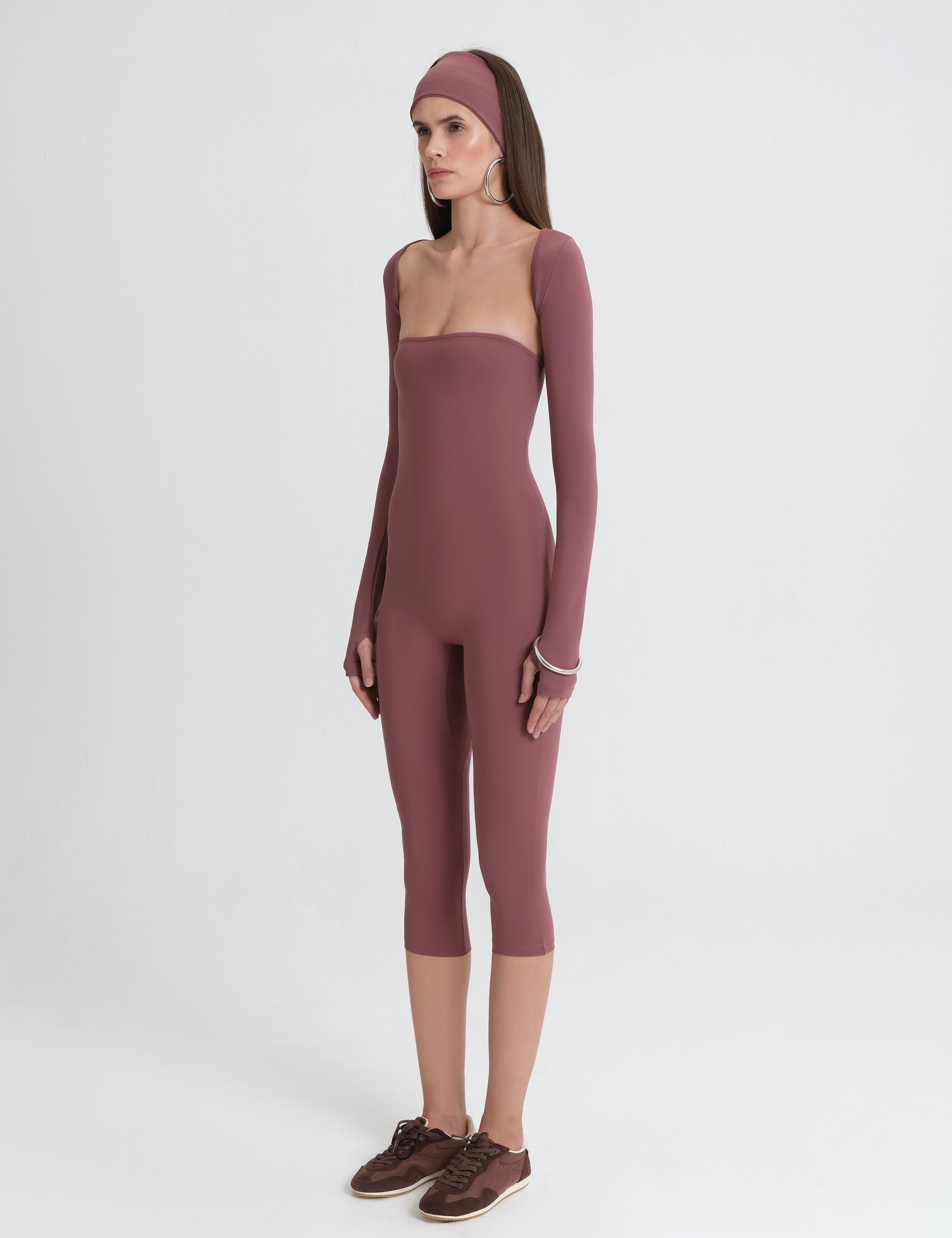 After Hours Jumpsuit - Mauve