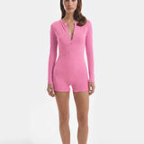 Crush Playsuit - Pink