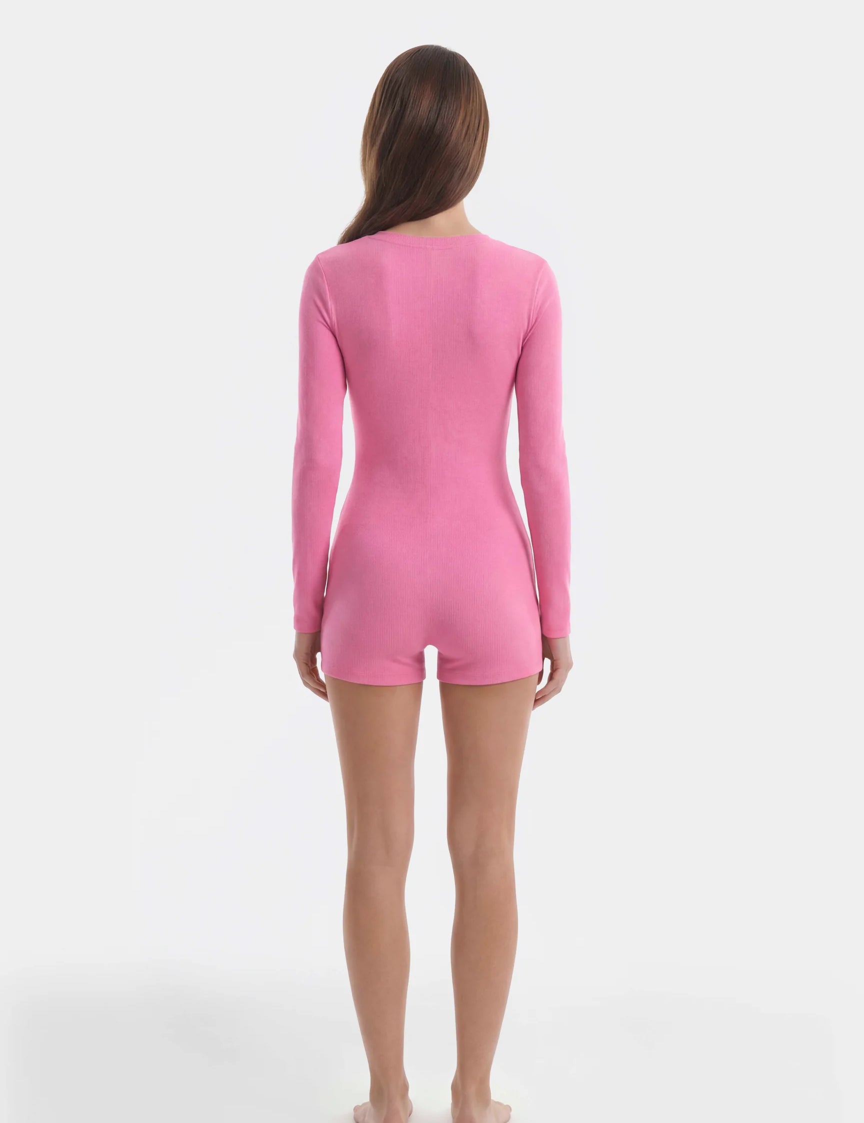 Crush Playsuit - Pink