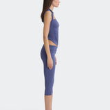Off-Duty Yoga Capri Pants - Blue