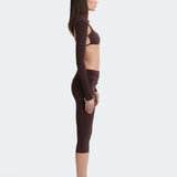 Off-Duty Yoga Capri Pants - Brown