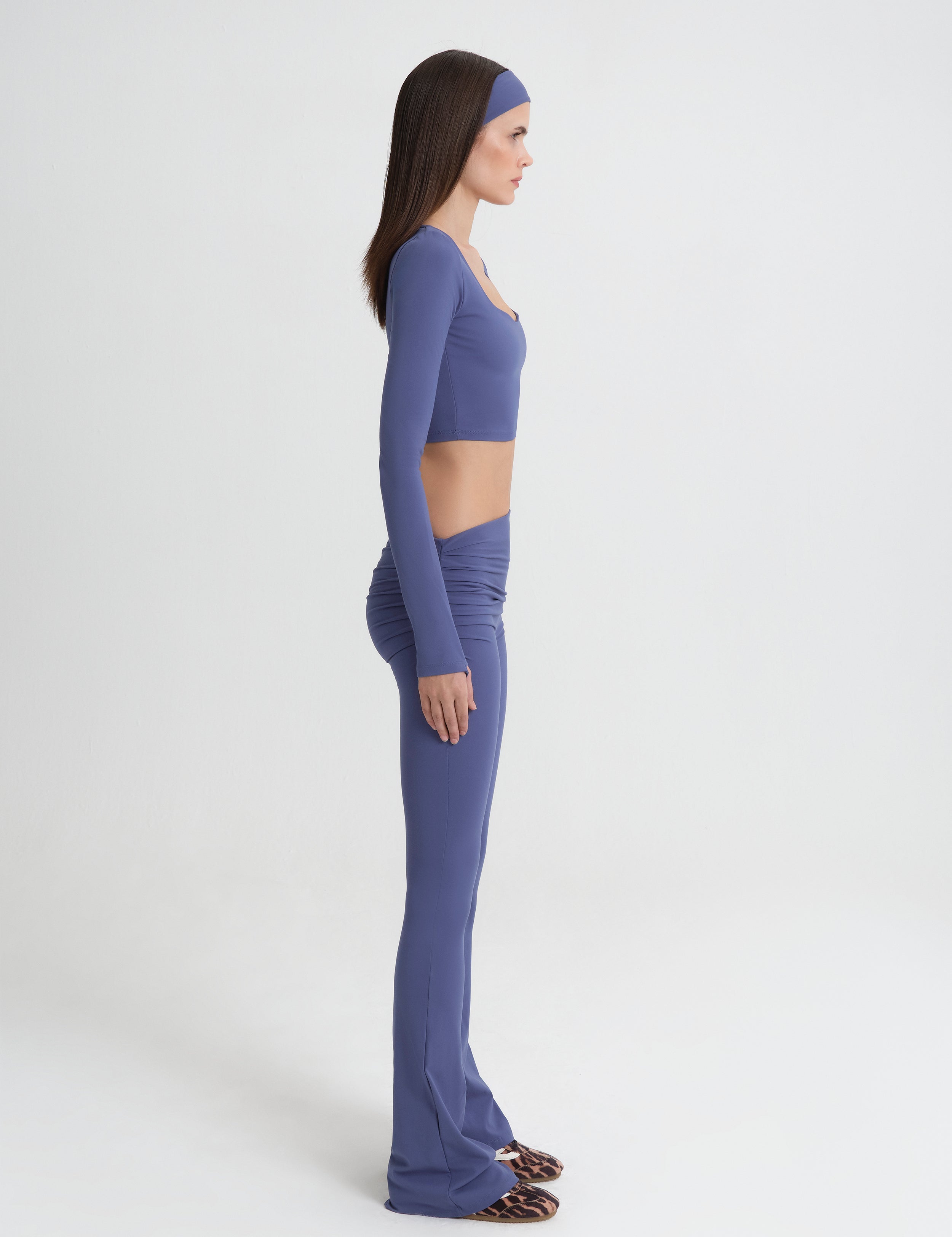 Sky Long Sleeve Top - Blue