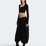 Sky Long Sleeve Top - Black