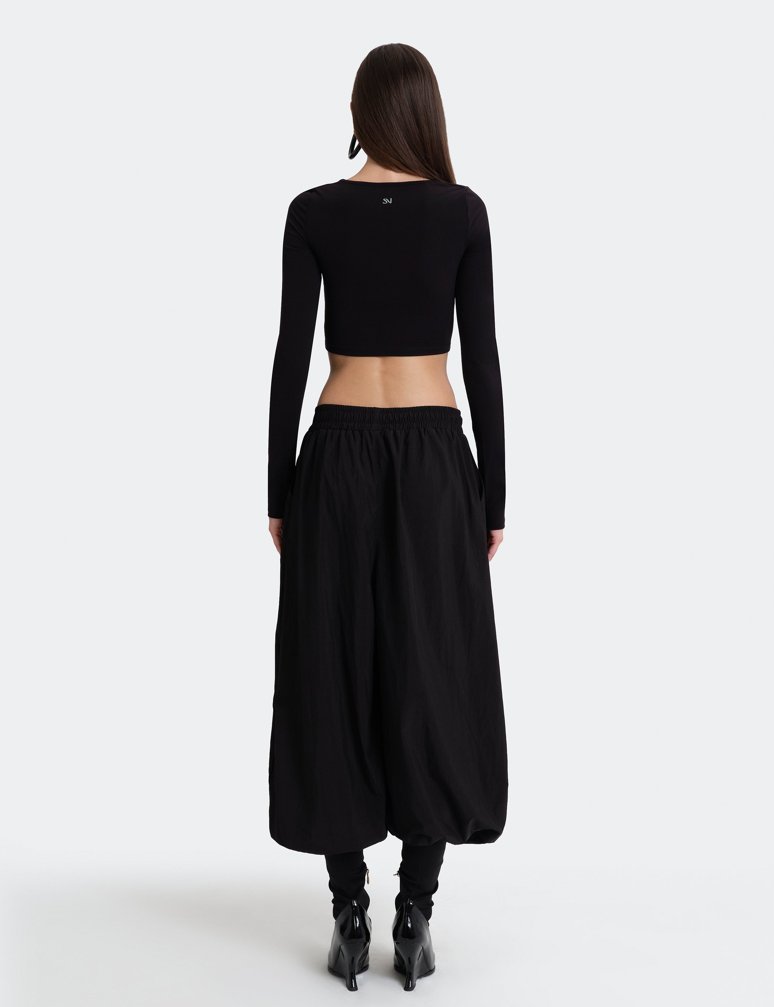 Sky Long Sleeve Top - Black