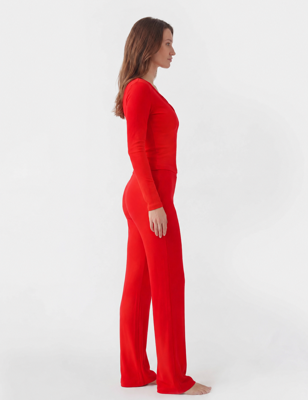 Soft Lounge Pants - Red