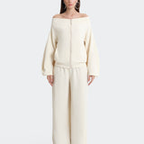 Urban Zip Sweatshirt - Beige