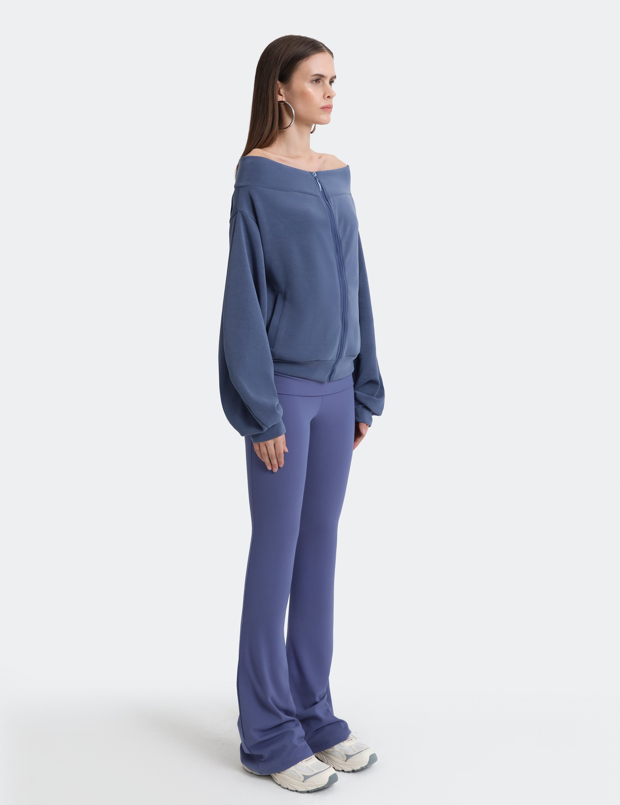 Urban Zip Sweatshirt - Blue